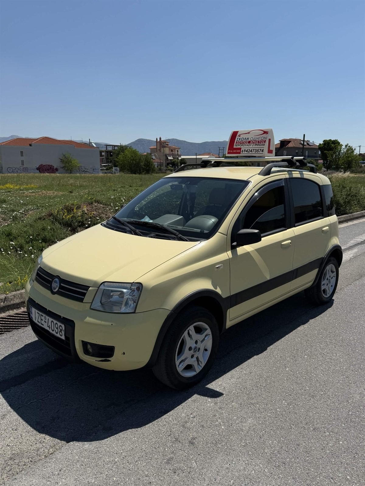 Εκπαιδευτικό αυτοκίνητο Fiat Panda – Σχολή Οδηγών Σούπος Χρήστος, Τρίπολη